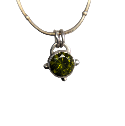 Mini Peridot Necklace
