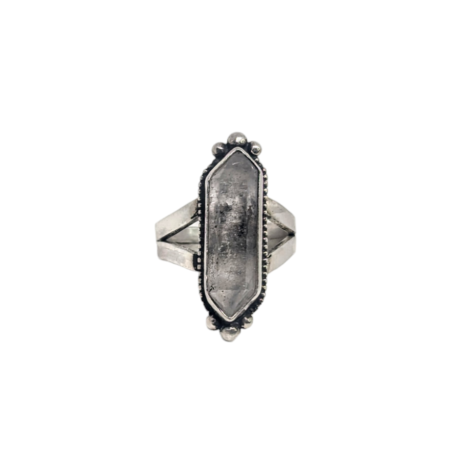 Big Tibetan Quartz Ring