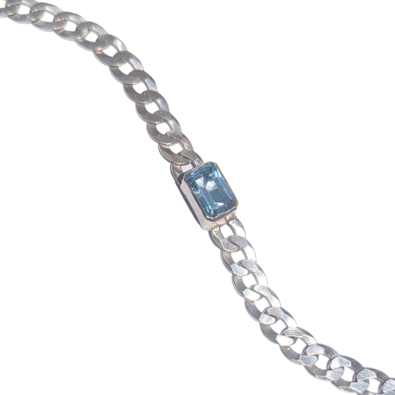 Blue Topaz Necklace