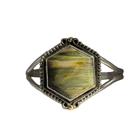 Crystal Verde Cuff Bracelet