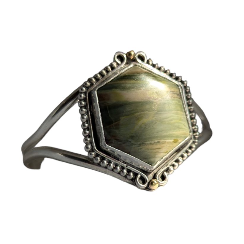 Crystal Verde Cuff Bracelet