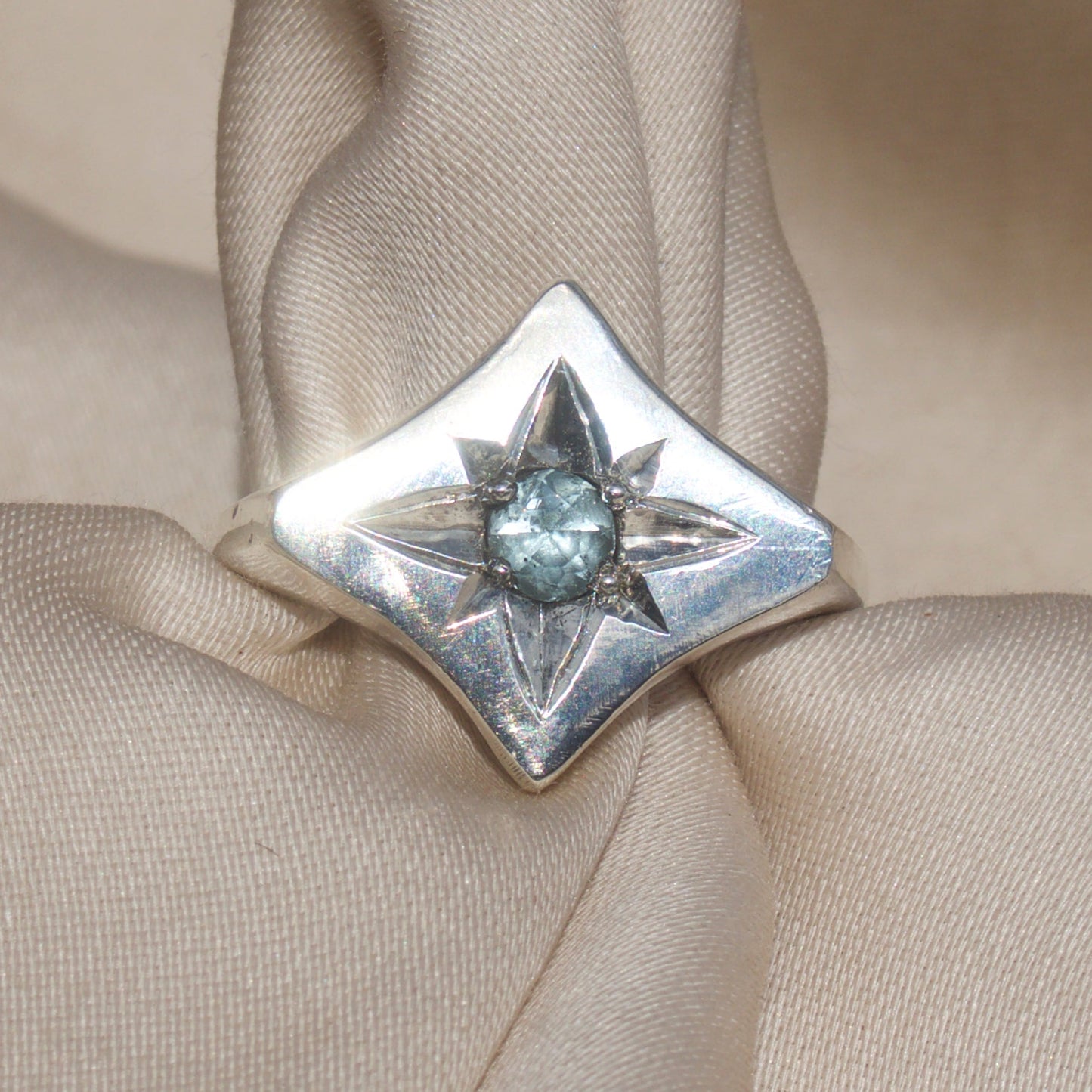 Starry Eyed Aqua Signet