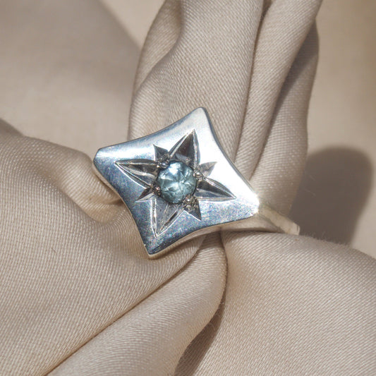 Starry Eyed Aqua Signet