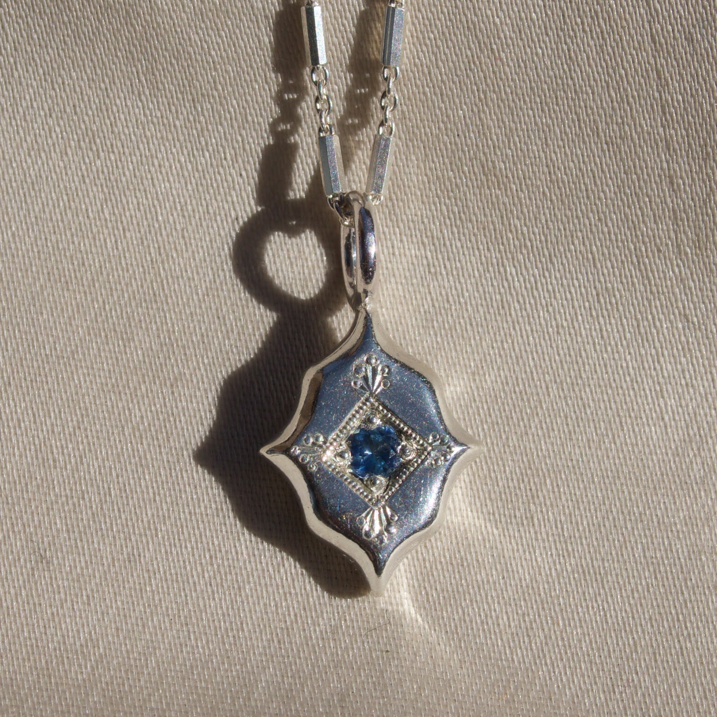 Cornflower Blue Tile Charm
