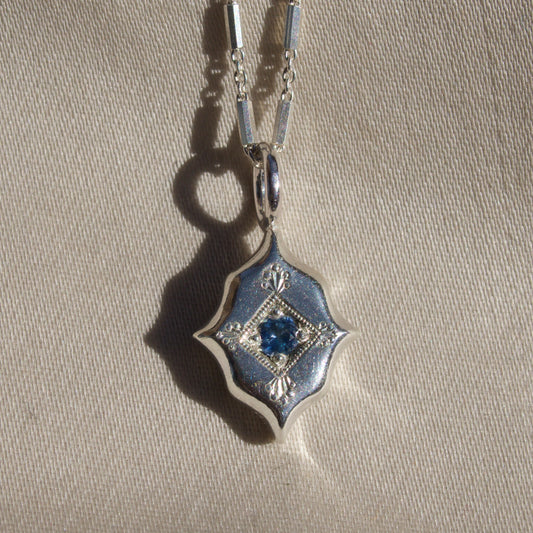 Cornflower Blue Tile Charm