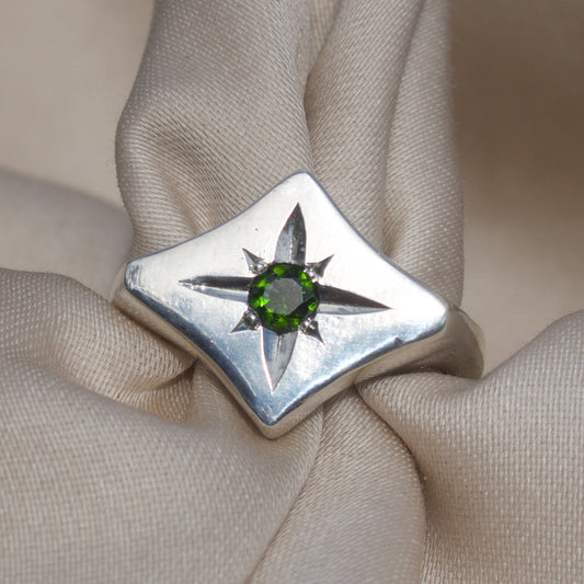 Forest Green Starry Eyed Signet