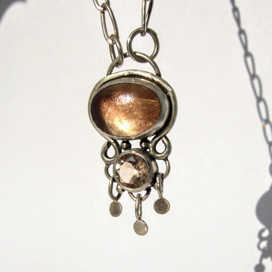 Oregon Sunstone x Citrine Necklace